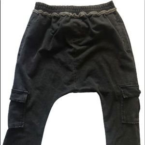 Afton Street Vintage Black Harem Jogger Pants